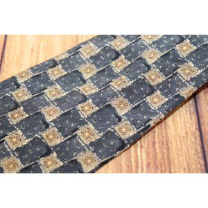 Vintage Zylos George Machado 100% Italian Silk 3.75" 58" Men's Tie